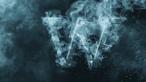 Wikipedia-style logo dissolving and glitching representing the crisis of dark web wiki directories