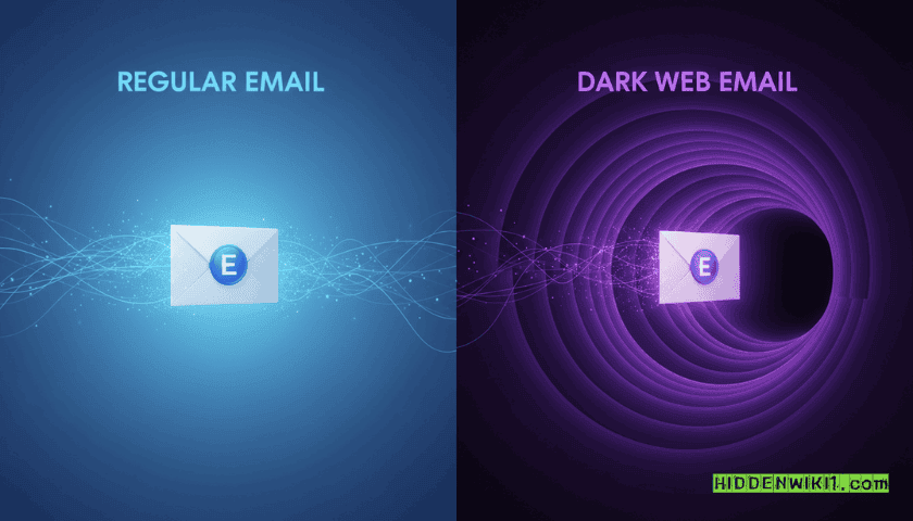 Dark Web Email - Regular Web Email - Difference